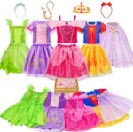 Enchanting  Princess Dress-Up Set for Girls - Perfect Christmas & Birthday Gift for Toddlers Aged 3-8 with Fun Accessories! - Image 9