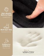 Men'S Moccasin Slippers Comfy Soft Durable Slip-On Indoor Memory Foam House Shoes - Image 4