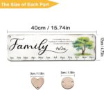 Wooden Family Birthday Reminder Calendar - Perfect Gift for Mom, Grandma, and Granny for Mother's Day, Birthdays, and Christmas - Heartwarming FAMILY Sayings Design - Image 6