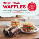 Mini Waffle Maker - Perfect for Waffles, Hash Browns & Keto Chaffles - Easy Clean Non-Stick, 4 Inch, White - Image 5
