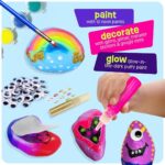 Glow in the Dark Rock Painting Kit - Perfect Christmas Arts & Crafts Gift for Kids Ages 6-12 - Creative Fun for Boys and Girls! - Image 6