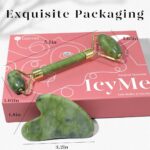 Revitalize Your Skin with  Icyme Gua Sha & Jade Roller Set – Perfect for Reducing Puffiness & Redness, Ideal Self-Care Gift for All! - Image 8