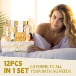 Indulge in Luxury: 12-Piece Vanilla Spa Gift Basket for Women - Perfect Birthday and Christmas Self-Care Set - Image 6