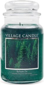 Balsam Fir Large Apothecary Jar Candle by  - 21.25 Oz. Green Scented Bliss