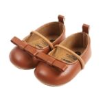 Infant Baby Girls' Mary Jane Shoes with Bowknot - Elegant Wedding Slippers for Special Occasions - Image 13