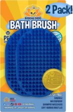 Shampoo Brush - Premium Pet Grooming & Bathing Tool for Dogs and Cats - Ideal for Long & Short Hair - Versatile Scrubber for Relaxing Showers (Black) - Image 12