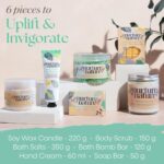 Indulge Her Senses: Nurture by Nature RELAX & UPLIFT Spa Kit - 6-Piece Vegan Gift Basket for Ultimate Self-Care & Relaxation – Perfect Birthday Gift for Women - Image 2