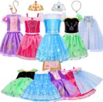 Enchanting  Princess Dress-Up Set for Girls - Perfect Christmas & Birthday Gift for Toddlers Aged 3-8 with Fun Accessories! - Image 8