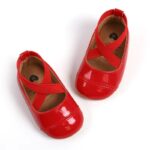 Infant Baby Girls' Mary Jane Shoes with Bowknot - Elegant Wedding Slippers for Special Occasions - Image 4