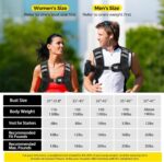 Weighted Vest,6Lb/8Lb/10Lb/12Lb/16Lb/20Lb/25Lb/30Lb Weight Vest with Reflective Stripe, Body Weight Vests for Women, Men, Weight Loss Workout, Strength Training, Running, Walking, Jogging - Image 2