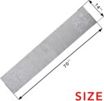 Elegant Snowflake Silver Grey Christmas Table Runner - Embroidered Sequins & Diamonds - 14x70 Inch Holiday Decor for a Glittering Winter Home - Image 5