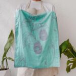 Stylish Garden Vegetables Jacquard Tea Towel Set - 100% Turkish Cotton, Perfect Gift for Any Home - Set of 4 Functional Kitchen Dish Towels - Image 5