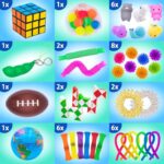 Ultimate 50-Piece Fidget Toy Pack – Perfect Party Favors, Stocking Stuffers & Classroom Prizes for Kids Ages 8-12! - Image 3