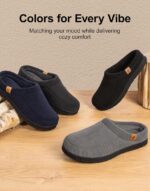 Men'S Moccasin Slippers Comfy Soft Durable Slip-On Indoor Memory Foam House Shoes - Image 7