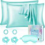 Luxury Satin Pillowcase Gift Set with Silk Sleep Mask & Scrunchies - 7 Piece Collection for Ultimate Comfort - Perfect Birthday Gift for Women & Men - Image 10
