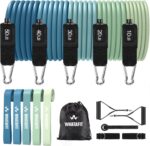 Resistance Bands, Exercise Bands，Resistance Bands for Working Out, Work Out Bands with Handles for Men and Women Fitness, Strength Training Home Gym Equipment - Image 13