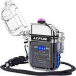 Waterproof Electric Dual Arc Lighter USB Rechargeable Outdoor Windproof Flameless Plasma Lighters for Camping, Hiking, Adventure, Survival Tactical Gear Stocking Stuffers Gifts for Men - Image 14