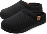 Men'S Moccasin Slippers Comfy Soft Durable Slip-On Indoor Memory Foam House Shoes