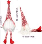 Lighted Gnome Christmas Tree Topper - 24 Inch Festive Decor with Lights for a Magical Holiday Touch - Image 4