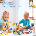 11-in-1 STEM Building Kits for Kids Ages 4-8 - Fun Educational Construction Set & Creative Learning Engineering Game - Perfect Birthday Gift for Boys 4-8 - Image 6