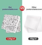 Jumbo Christmas Coloring Poster & Tablecloth - 30x72 Inches Fun Holiday Activity for Kids - Perfect for Parties, Classroom Decorations & Gifts! - Image 6