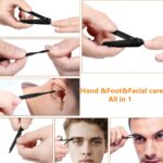Manicure Set Men Personal Care Tools Accessories Finger and Toe Nail Clippers Kit Professional Manicure Pedicure Kit with Travel Case Nail Grooming Kit Present for Men Husband Boyfriend Parent - Image 3