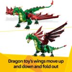 Creator 3-in-1 Medieval Dragon Set - Build Your Own Dragon, Sea Serpent, or Phoenix - Perfect Fantasy Gift for Kids Ages 9+ - 31161 - Image 5