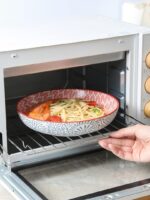 26 oz Porcelain Pasta Bowls Set of 6 - 8 Inch Wide & Shallow Serving Bowls, Microwave & Dishwasher Safe, Sturdy & Stackable in Vibrant Colors - Image 5