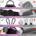 Ankle Resistance Bands with Cuffs for Working Out, Kickbacks, Hip, Leg and Glute Exercise - Training Poster Included - for Women - Image 3