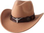 Stylish Kids Cowboy Felt Hat - Jazz Fedora with Belt Buckle for Boys & Girls - Image 10