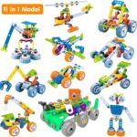11-in-1 STEM Building Kits for Kids Ages 4-8 - Fun Educational Construction Set & Creative Learning Engineering Game - Perfect Birthday Gift for Boys 4-8 - Image 5