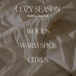 Cozy Fall Soy Candles -  Amber Jar with Warm Spice, Woods & Citrus - 40 Hour Burn Time, Perfect for Home Decor - Image 2