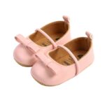 Infant Baby Girls' Mary Jane Shoes with Bowknot - Elegant Wedding Slippers for Special Occasions - Image 10