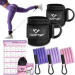 Ankle Resistance Bands with Cuffs for Working Out, Kickbacks, Hip, Leg and Glute Exercise - Training Poster Included - for Women - Image 14