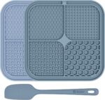 Upgrade Your Pet's Mealtime: 2 Pack Lick Mats for Dogs & Cats - 8.5" Slow Feeder Pads with Suction Cups for Anxiety Relief & Boredom Reduction - Image 8