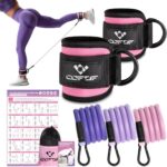 Ankle Resistance Bands with Cuffs for Working Out, Kickbacks, Hip, Leg and Glute Exercise - Training Poster Included - for Women - Image 8