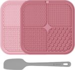 Upgrade Your Pet's Mealtime: 2 Pack Lick Mats for Dogs & Cats - 8.5" Slow Feeder Pads with Suction Cups for Anxiety Relief & Boredom Reduction - Image 9