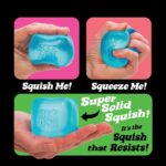Needoh Nice Cube - Ultimate Sensory Squeeze Toy for Stress Relief - 2.25" Super Solid Squish - Image 5