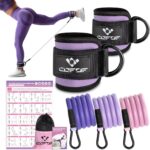 Ankle Resistance Bands with Cuffs for Working Out, Kickbacks, Hip, Leg and Glute Exercise - Training Poster Included - for Women - Image 10