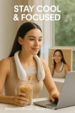 Ultimate Portable Neck Fan & Face Ice Roller Set – Bladeless Cooling with 3 Speeds, USB Rechargeable 5200mAh Battery, Perfect for Puffiness Relief & Post-Workout Refreshment! - Image 6