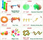 35-Piece Fidget Toy Set for Stress Relief - Perfect for ADD, OCD, Autism & Anxiety with Gift Box & Motion Timer - Ideal Classroom Reward! - Image 4