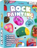 Glow in the Dark Rock Painting Kit - Perfect Christmas Arts & Crafts Gift for Kids Ages 6-12 - Creative Fun for Boys and Girls! - Image 9