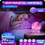 Enchanting Galaxy Moon Lamp - Color-Changing Touch & Remote Control, Stylish Wood Stand - Perfect Teen Girl Room Decor & Unique Christmas Gift for Any Age! - Image 4