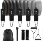 Resistance Bands, Exercise Bands，Resistance Bands for Working Out, Work Out Bands with Handles for Men and Women Fitness, Strength Training Home Gym Equipment - Image 15