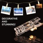 40 LED Photo Clip String Lights with Remote - 8 Modes Indoor Fairy Lights for Photos, Cards & Memos - Perfect USB Operated Warm White Bedroom Decoration Gift - Image 2
