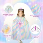 Enchanting  Princess Dress-Up Set for Girls - Perfect Christmas & Birthday Gift for Toddlers Aged 3-8 with Fun Accessories! - Image 2