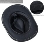 Stylish Western Cowboy Cowgirl Felt Fedora Hat for Kids Ages 3-6 - Image 6