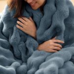 Gentlesoft Fluffy Faux Fur Blanket - Cozy Twin Size Tie-Dye Taupe Throw for Couch & Bedroom, Perfect Gift for Women, 60x80 Inch - Image 15