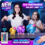 Enchanting Galaxy Moon Lamp - Color-Changing Touch & Remote Control, Stylish Wood Stand - Perfect Teen Girl Room Decor & Unique Christmas Gift for Any Age! - Image 2