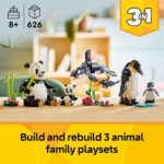 Creator 3 in 1 Wild Animals - Build a Panda, Penguin, or Orca! Fun Building Toy Kit for Kids, Perfect Birthday Gift for 8 Year Olds - 31165 - Image 2